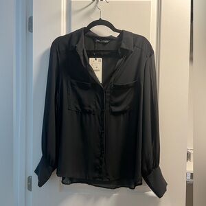 Zara Sheer Blouse